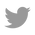 Grey Twitter Icon